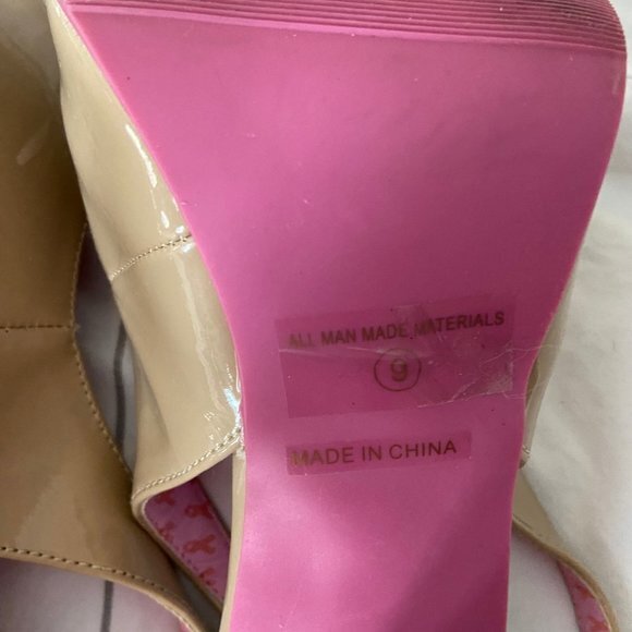 RARE Pink Outsoled 5" Heels in GUC Size 9. Incredible Shoes! - Picture 8 of 15